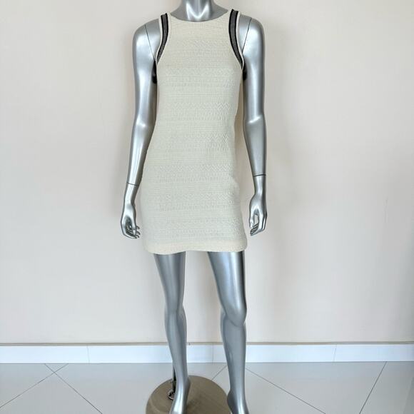 NWT!!! The Kooples women tweed white  dress size 0 or XS/S Authentic Retail 325$ - Picture 1 of 13